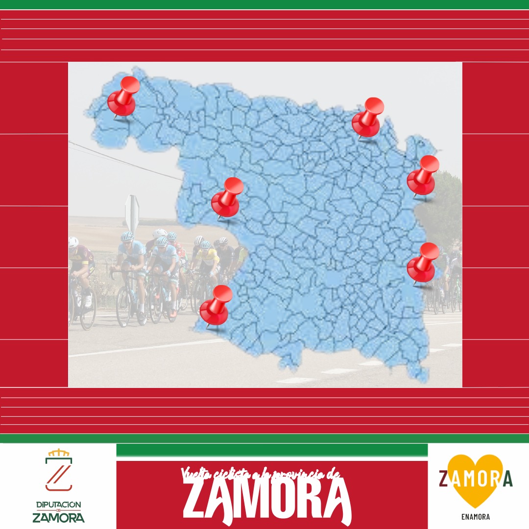 Sedes Vuelta Ciclista a la Provincia de Zamora 2025