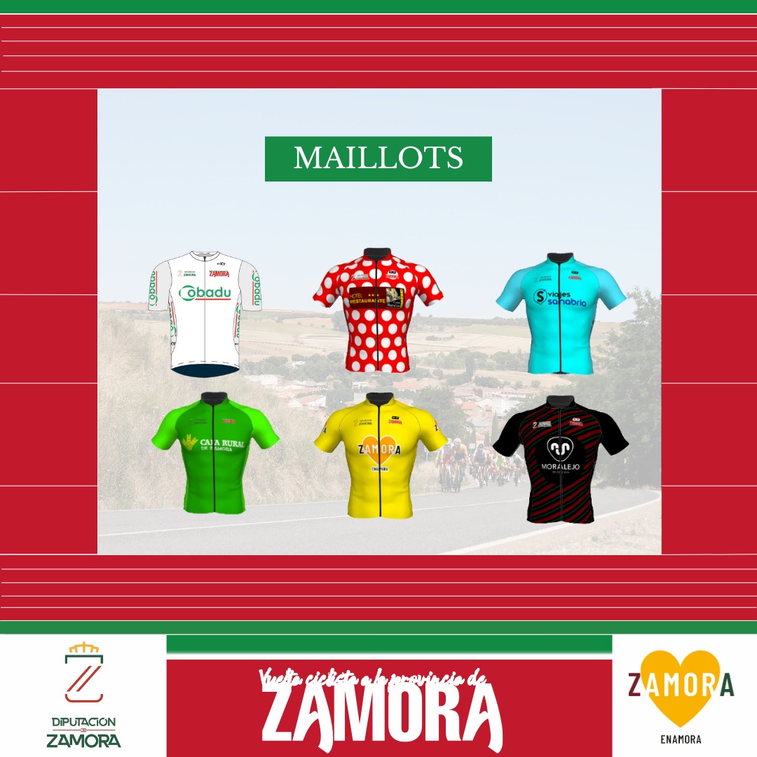 Maillots de Líder Vuelta a la Provincia de Zamora
